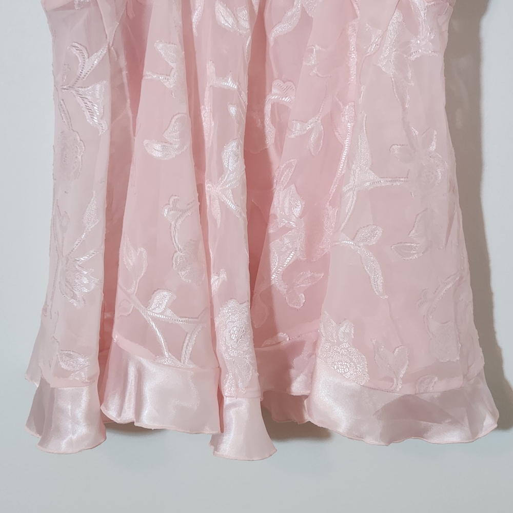 Cinema Etolie Pink Floral Lingerie Camisole Top NWT Size Medium - Picture 5 of 8